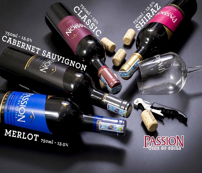 rượu passion wine of Chile